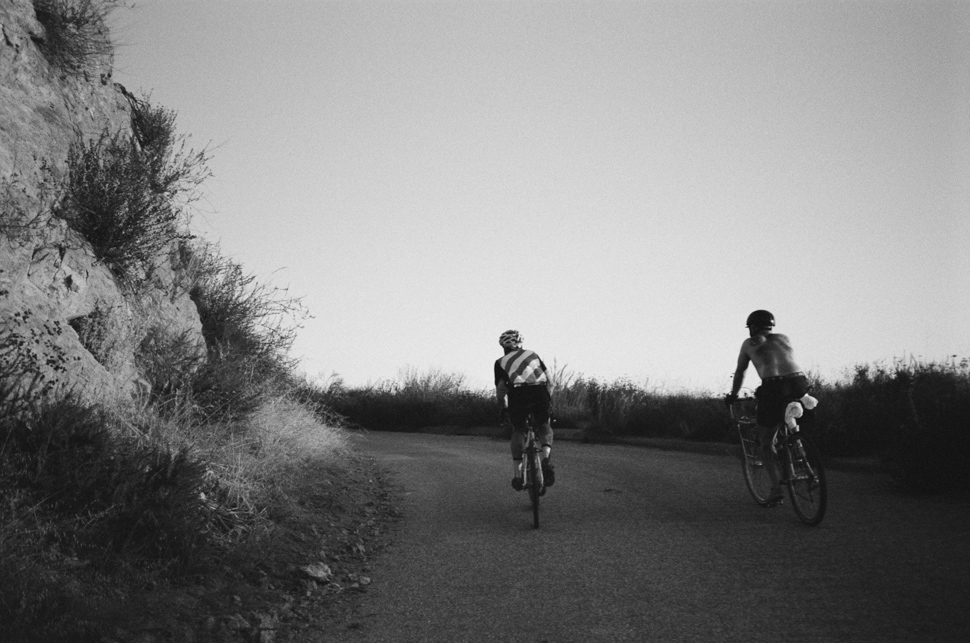 We climbed and climbed up the sealed road of Loma Alta before hitting dirt.