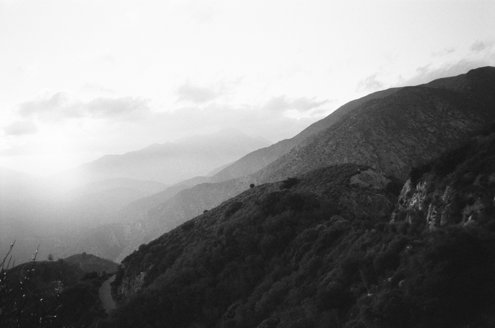 Black and white really does these mountains justice. My legs are twitching...