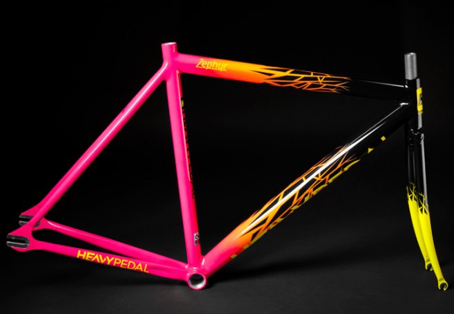 Heavy Pedal: Zephyr Aluminum Low Pro Track Framesets | The