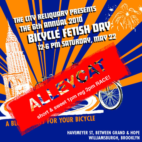 Bicycle Fetish Day Alleycat Tomorrow!