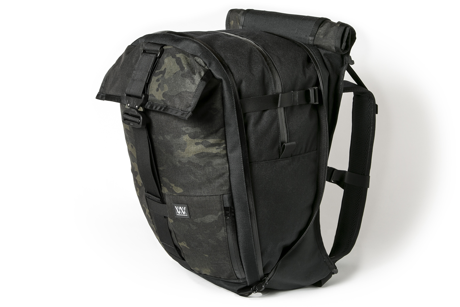 Mission Workshop: Black Multicam Cobra Buckle Cargo Packs | The