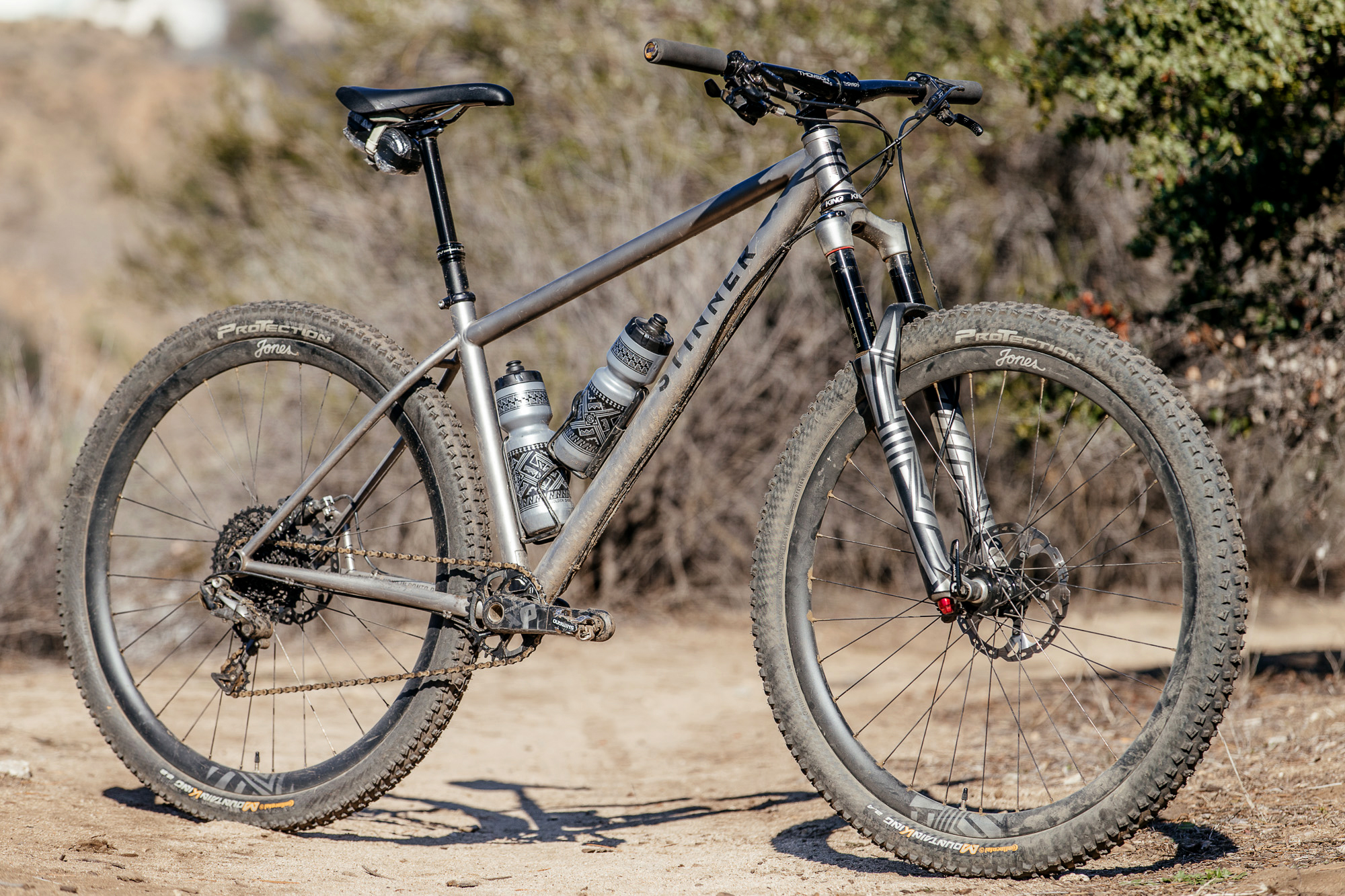 Mattâs Titanium Stinner Tunnel Hardtail 29âr with a Razzle Pike â John Watson | The Radavist | A