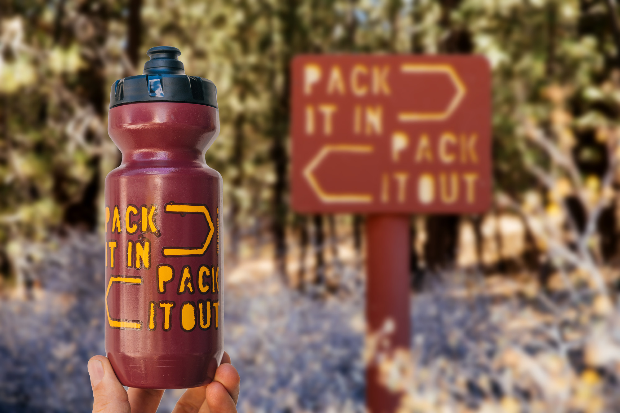 SOLD OUT! Pack it In Pack it Out Bottles | The Radavist | A group of ...