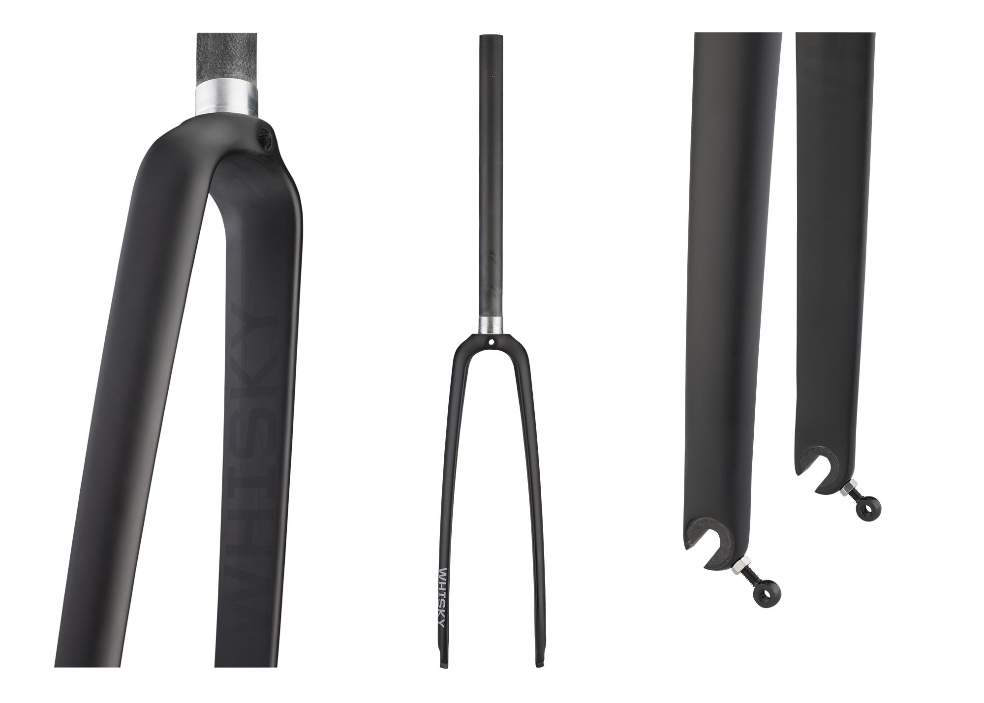 パーツ Whisky Parts No.7 Cross Disc Taperd Fork Universal Cycles -- Whisky Parts Co. No. 7 Road Plus Fork
