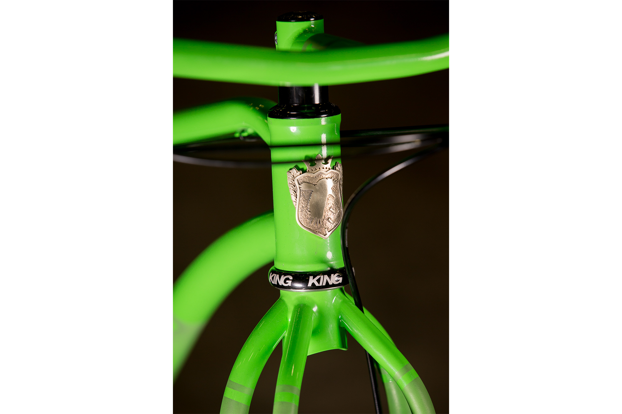 Mean green top machine bike