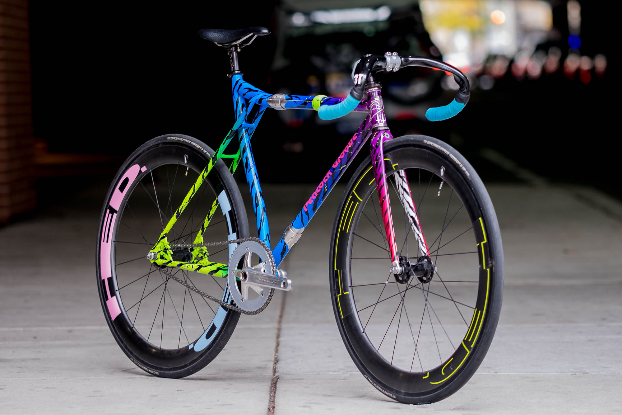 2017 Philly Bike Expo Peacock Groove Track Bike Jarrod Bunk Jarrod