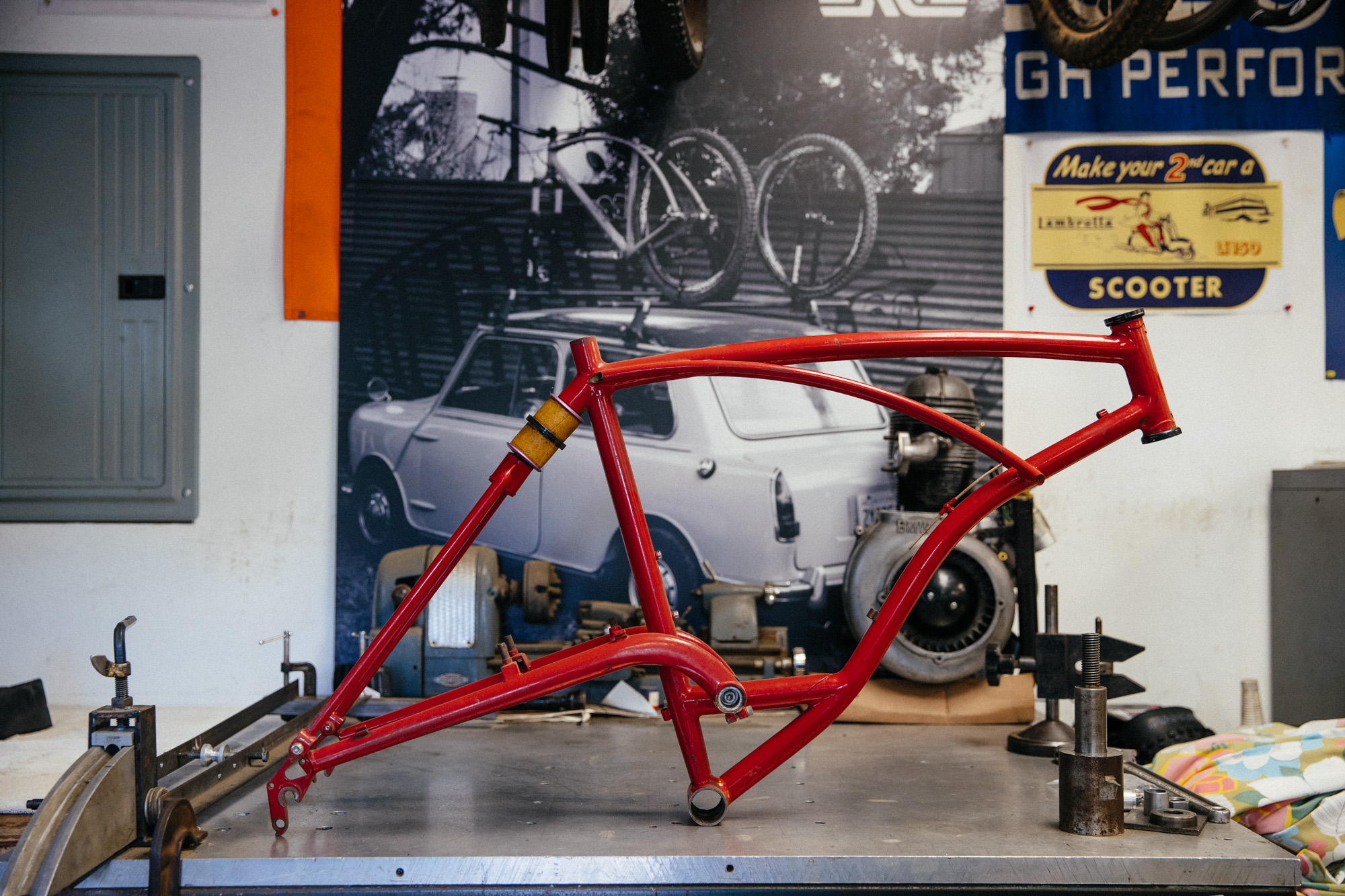 Lambretta Carbon Fibre Frame Loop . And What About Prepping The Frame?
