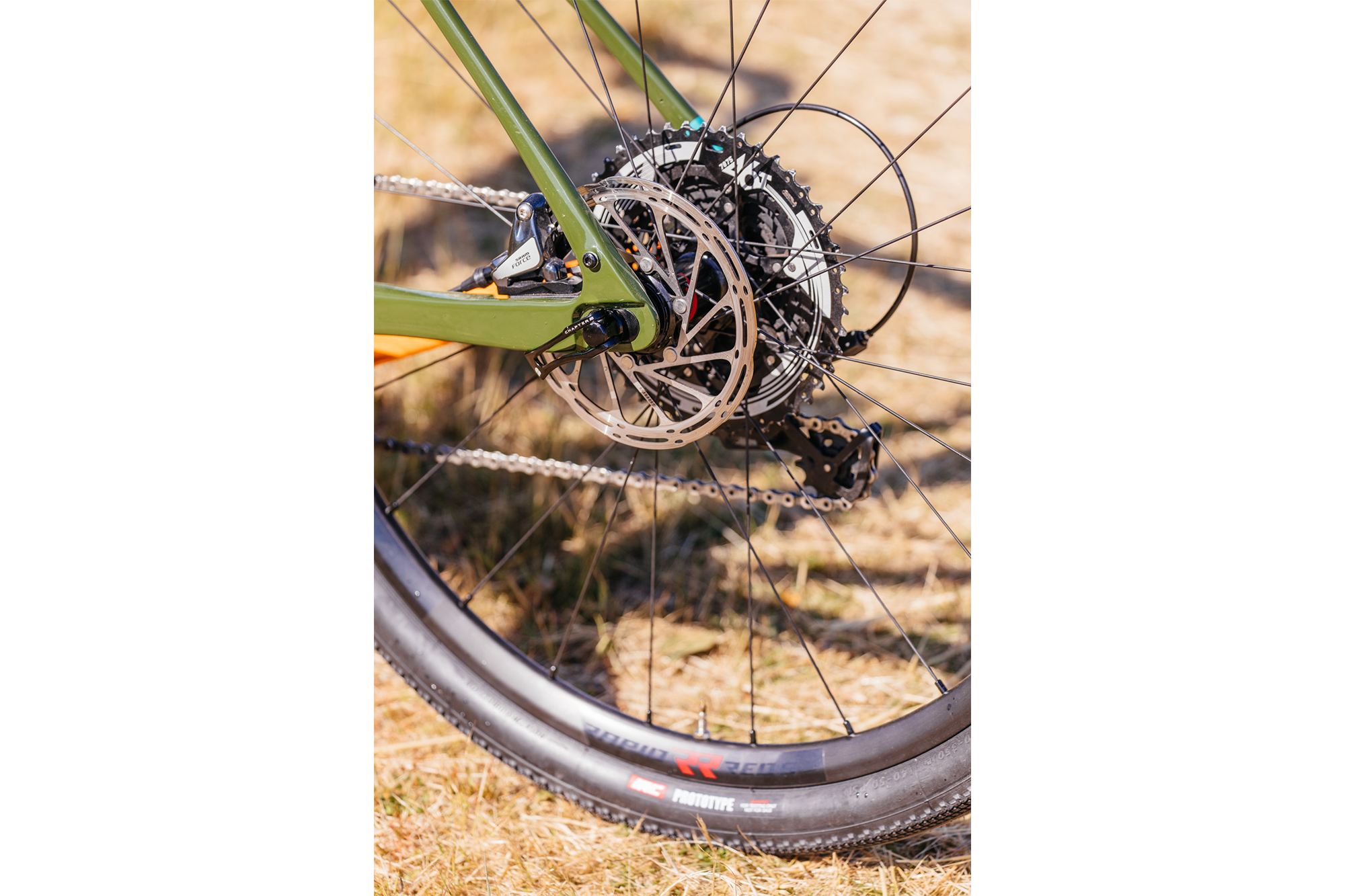 Sea Otter Classic 2019: OD Green Chapter2 AO with Fulcrum Rapid Red