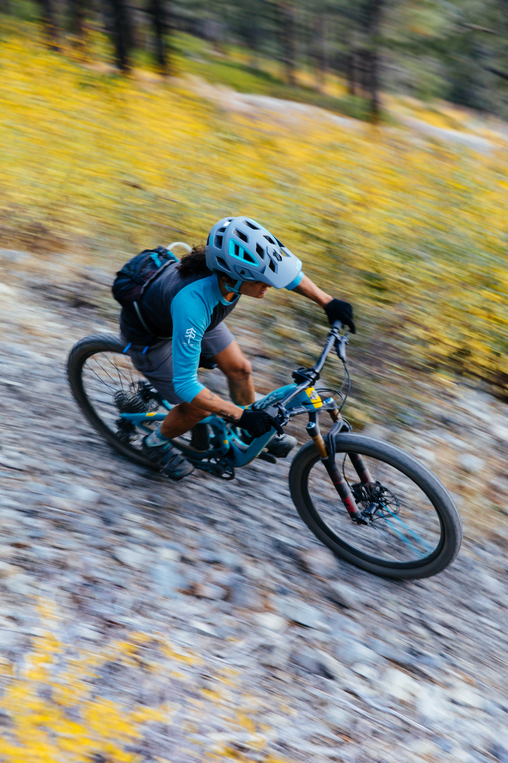 After Work Shred Perfection the Sierra Canyon Trail Ends in Genoa at