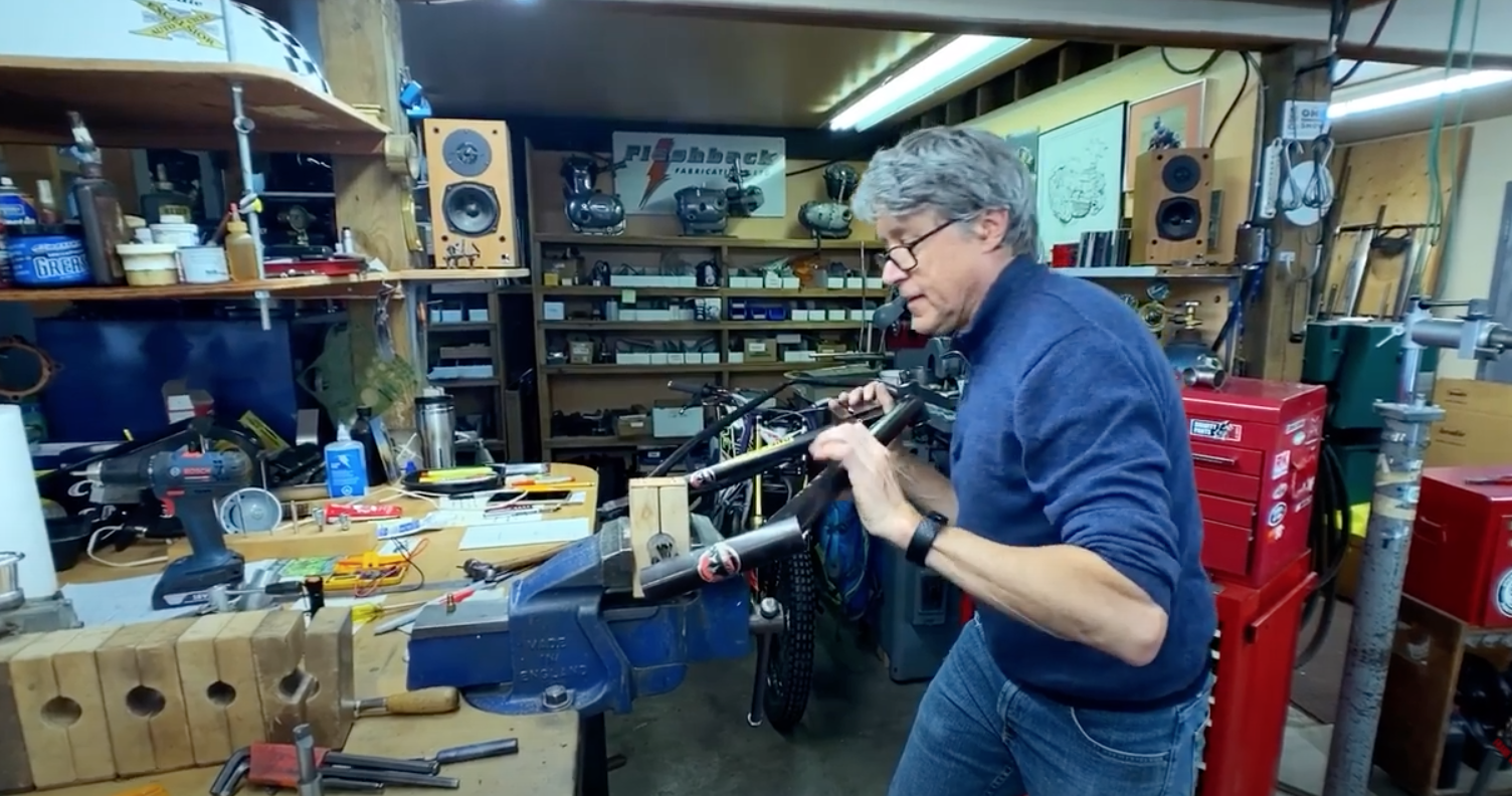 steel bike frame dent repair