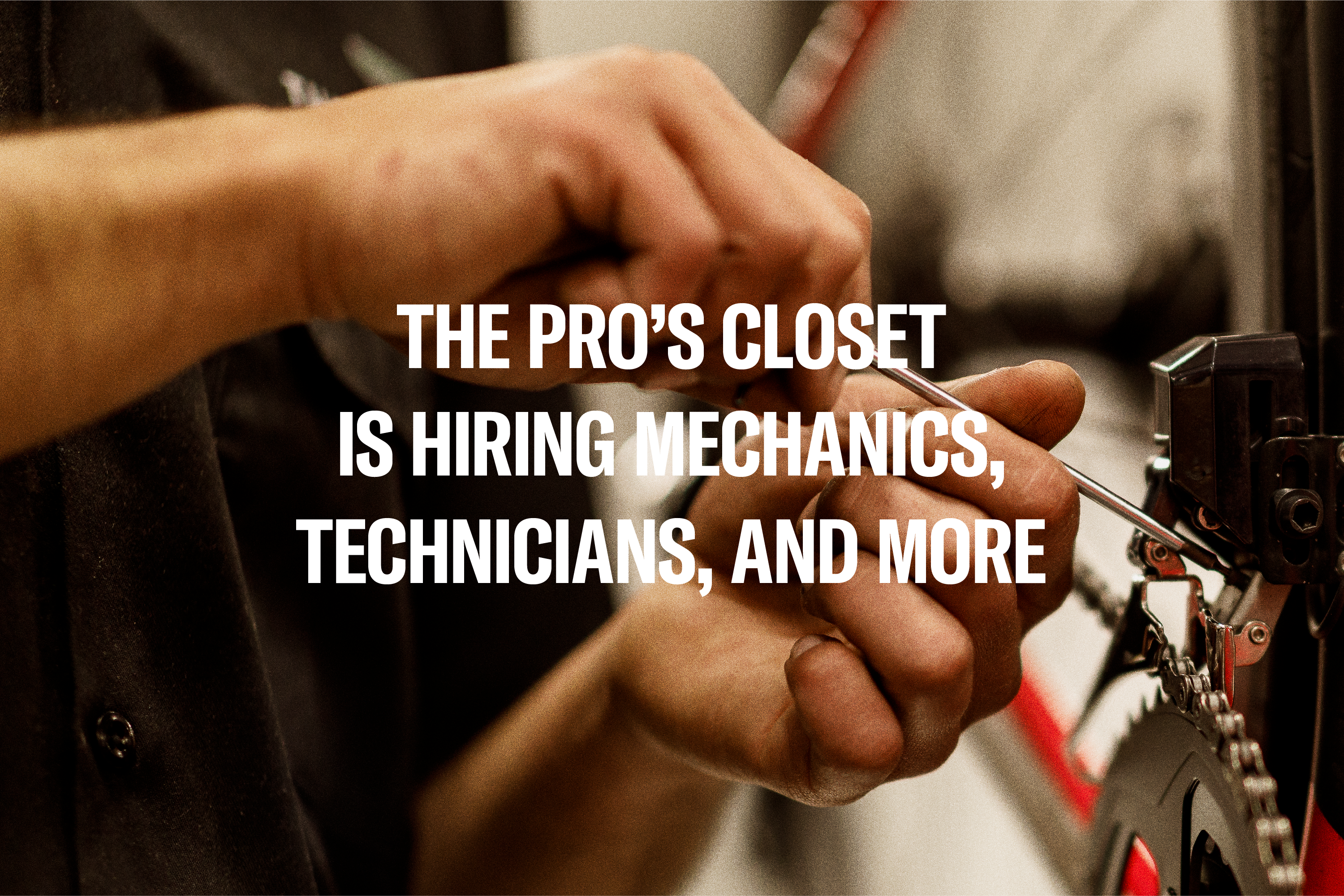 Our Parent Company The Pro’s Closet is Hiring!
