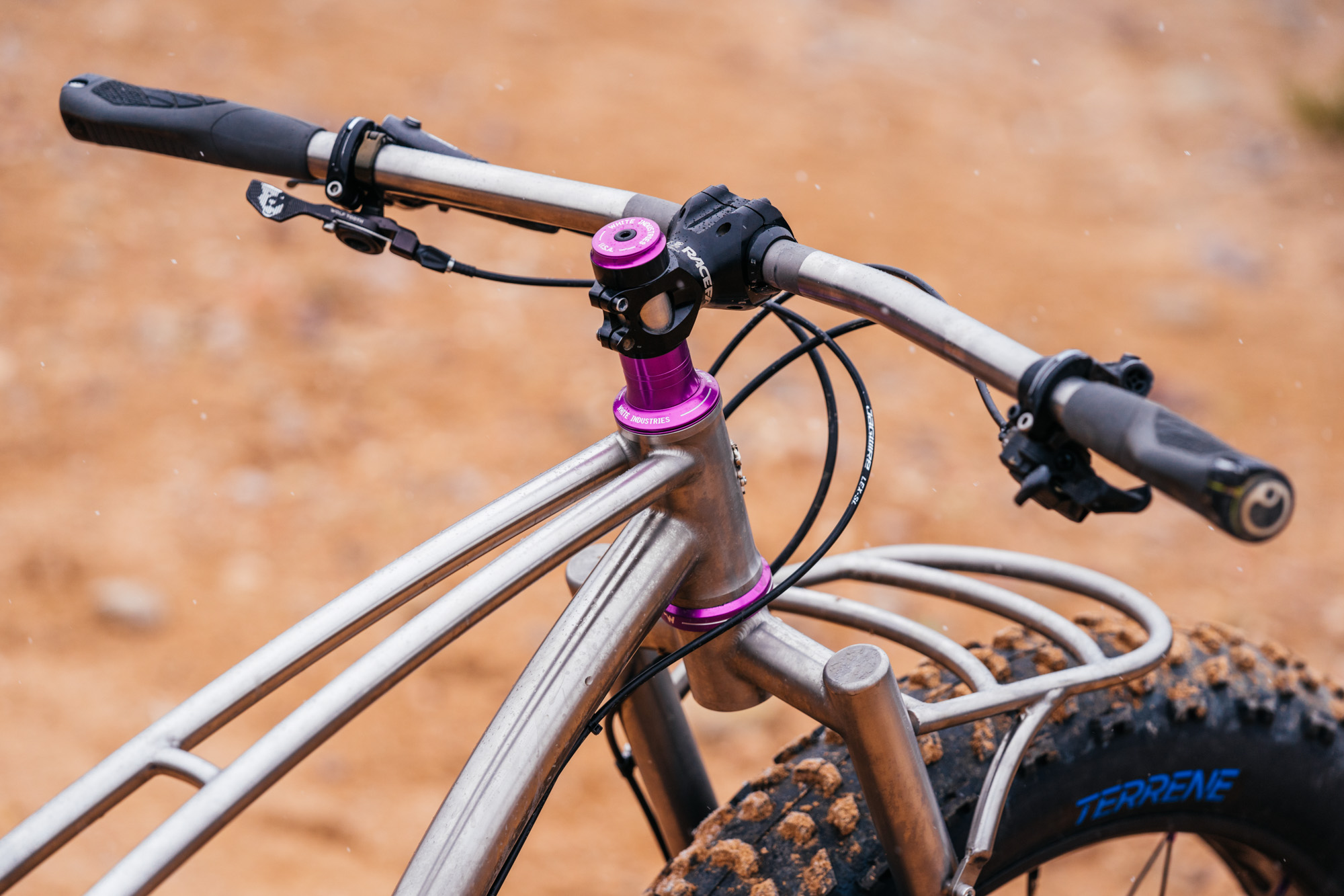 Four Seasons Daniel and His Custom Black Sheep Titanium Fat Bike