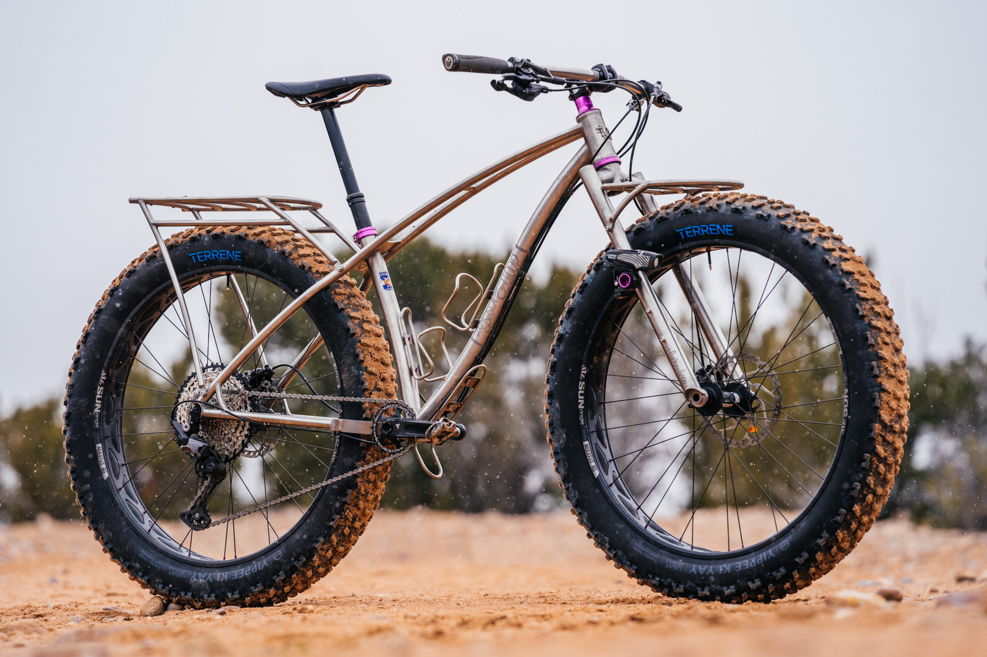 Four Seasons Daniel and His Custom Black Sheep Titanium Fat Bike Daniel Pastrana John Watson The Radavist A group of individuals who share a love of cycling and the outdoors