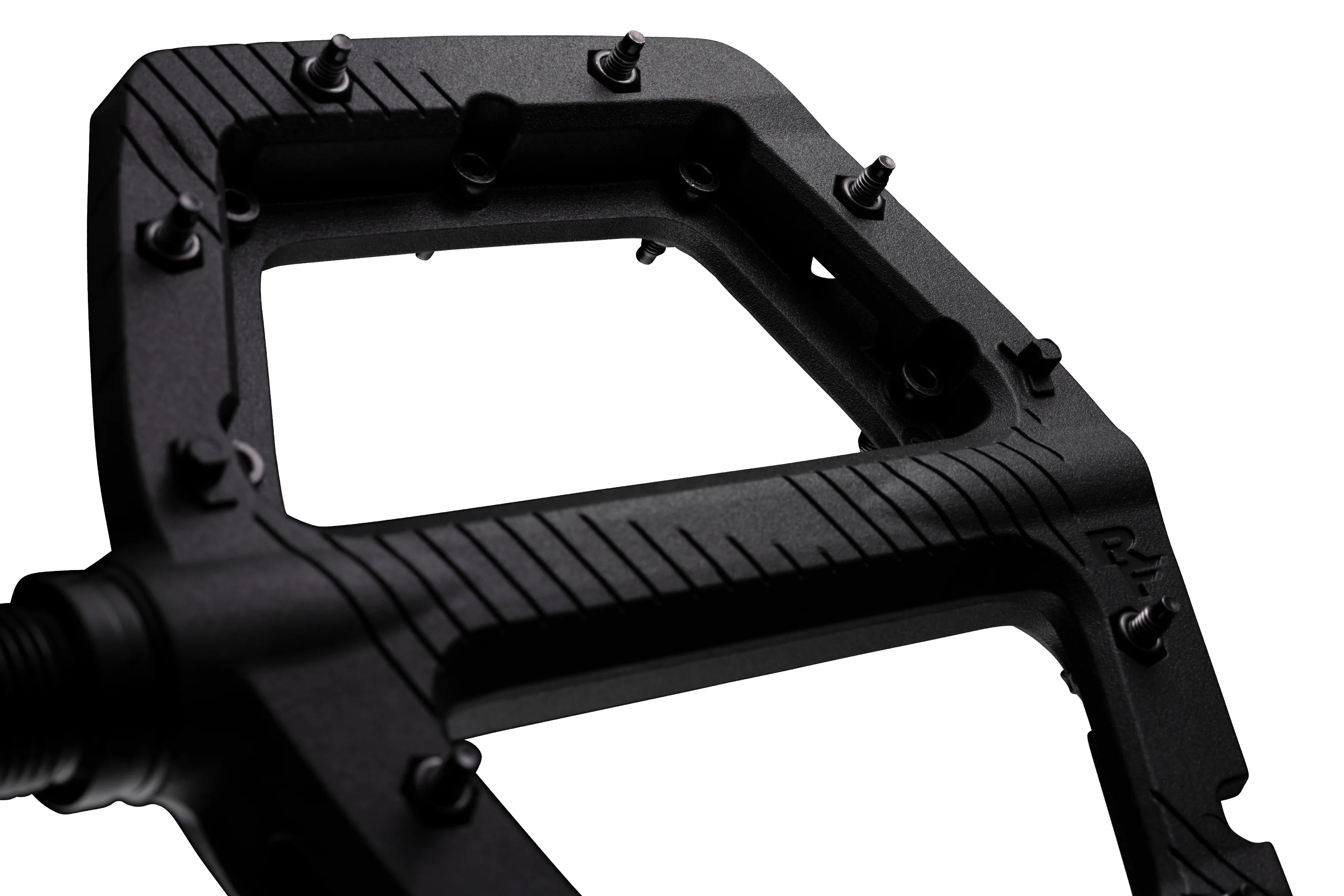 Race Face Chester フラットペダル ブラック raceface Chester Pedal | Composite MTB Pedal for XC, Trail, All-Mtn