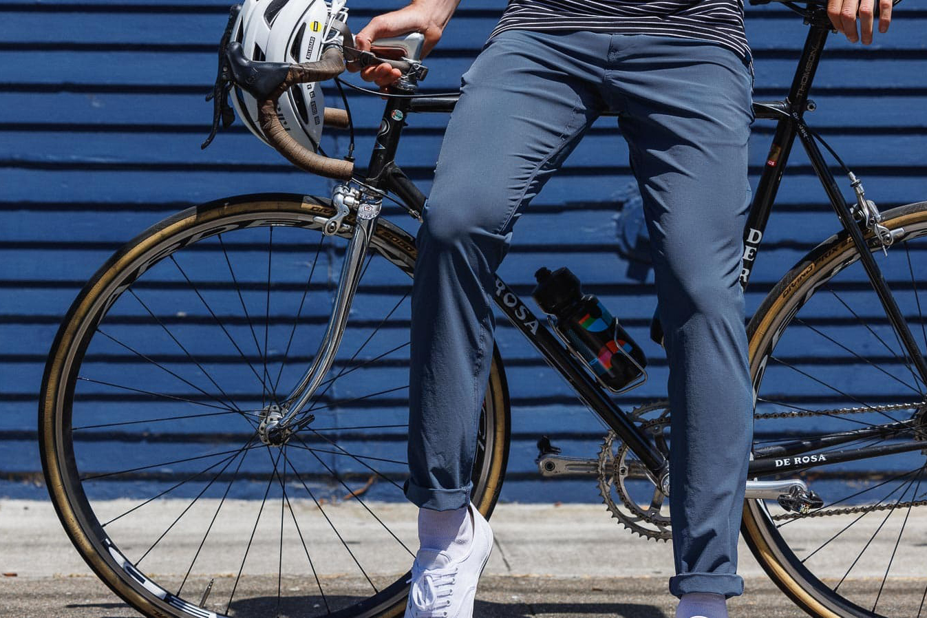 Ornot Lightweight Mission Pants in Stone Blue and Nightshady | The