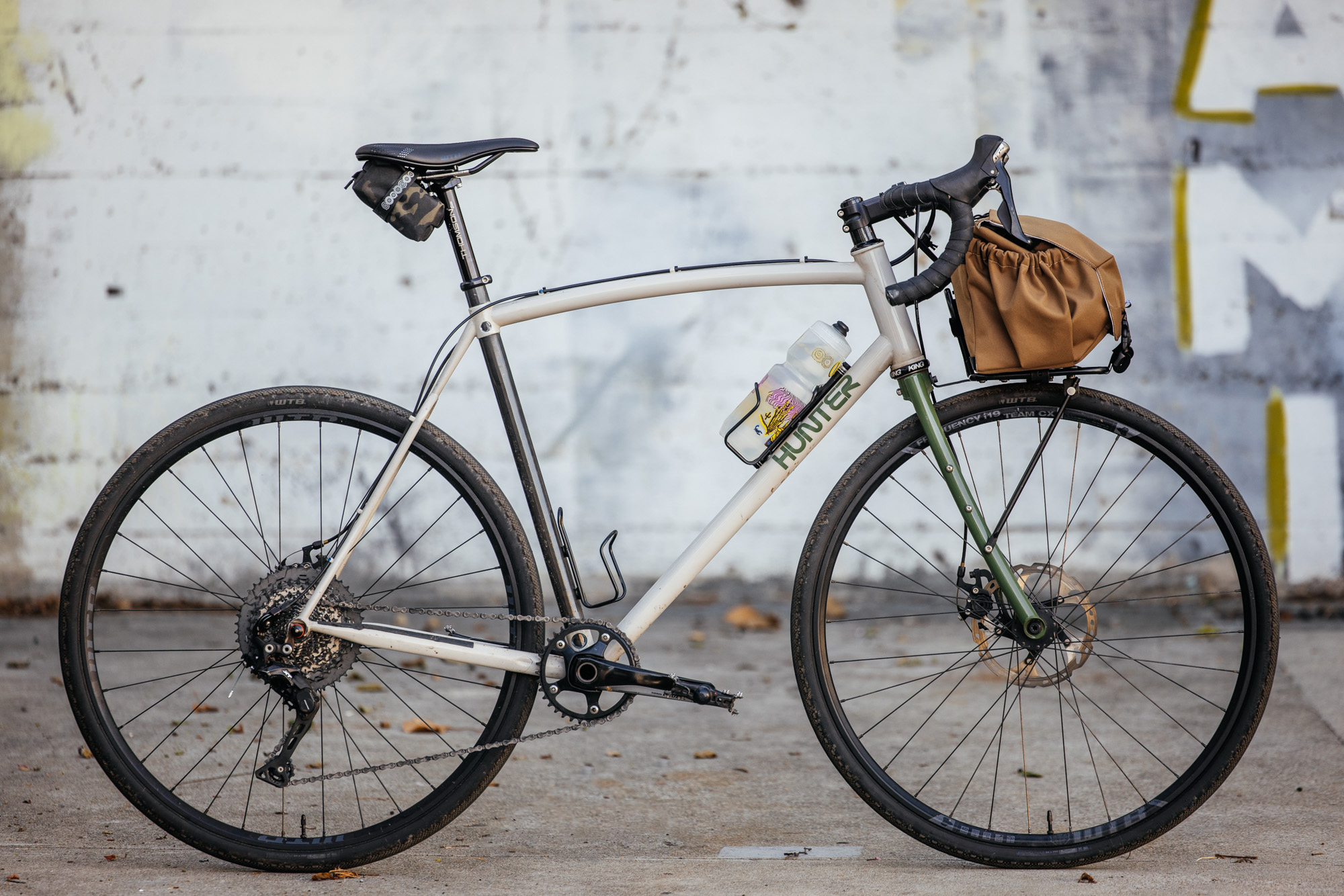 The Outer Shell Mega Bar Bag is a Rack and Bag in One – John